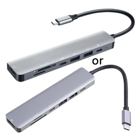 Usb-c 3.0 Adapter Hub Typ C Till För Hdmi Kompatibel 4k För Projektor Tv