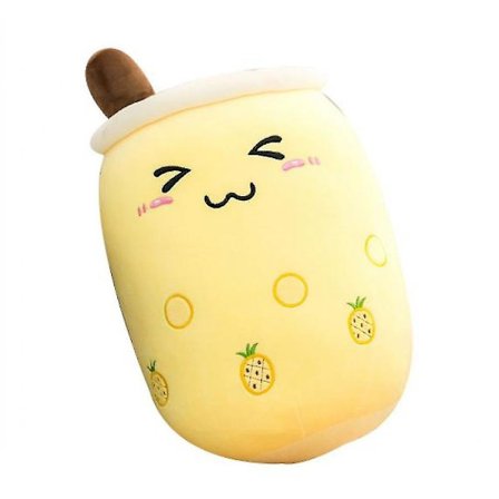 Fylld Boba Plysch Bubble Tea Plysch Kudde, Kudde Plysch Mat