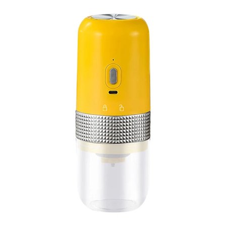 Bærbar elektrisk kaffekværn, elektrisk lille automatisk kaffekværn til husholdningsbrug, manuel kaffekværn og pulverpresser