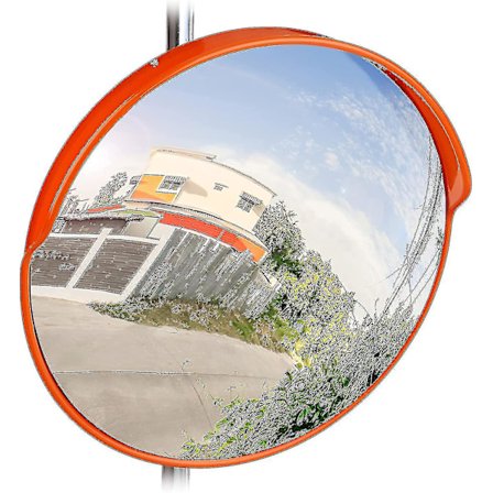 Trafikkspeil 45 cm, Profesjonell, Værbestandig, Utendørs, Rød