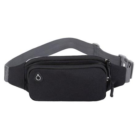 Sportfannypack-utomhusmobiltelefonväska Black