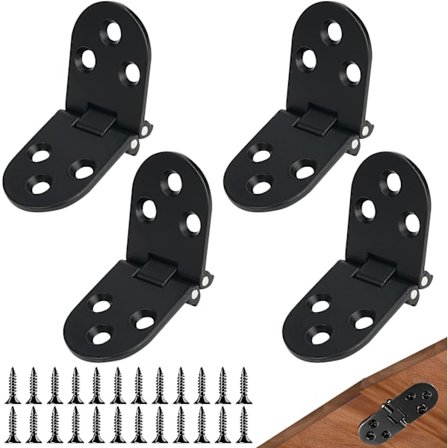 4 stk. folde dør fladt hængsel folde dør hængsler folde flip hængsel legering bord maskine syning folde hængsel flip Ave