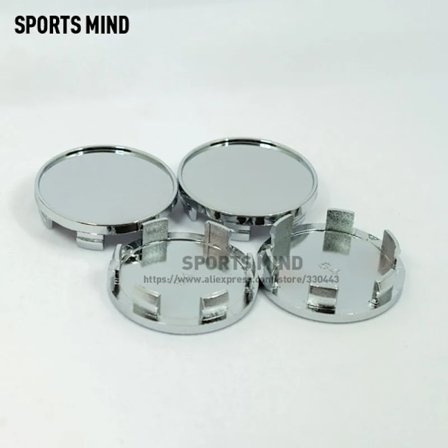4 stk./parti 54MM ABS Universal Bilhjul Senter Felg Nav Kapsler Stilig Slitesterk Erstatning Støvdeksel Navdeksel