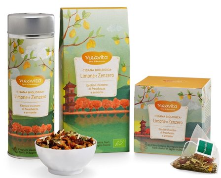 Neavita Filtroscrigno Tisana Limone E Zenzero Bio 15 Filtri