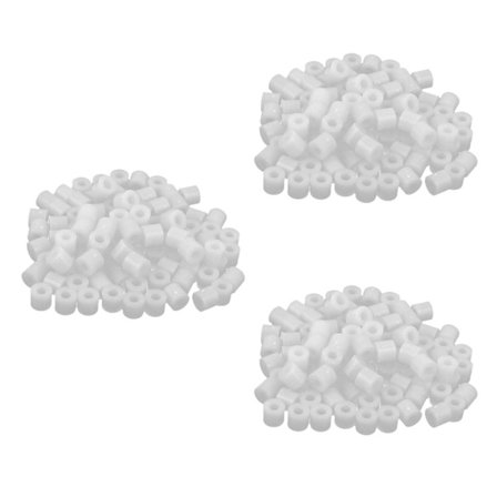 Plast Cylinder Spacer Skive 7mm X 3.2mm X 6mm 300 stk Elfenben