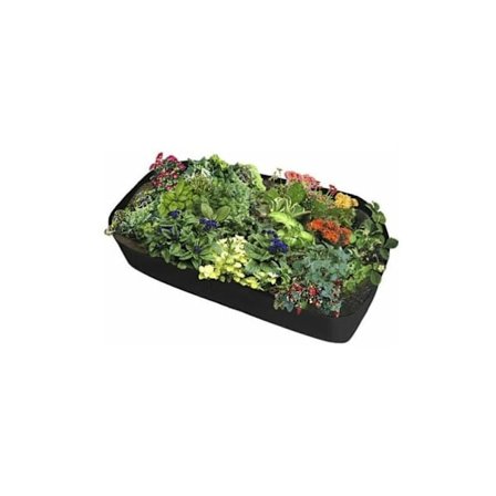 Rektangulær åndbar stof hævet seng Planter - Holdbar plante