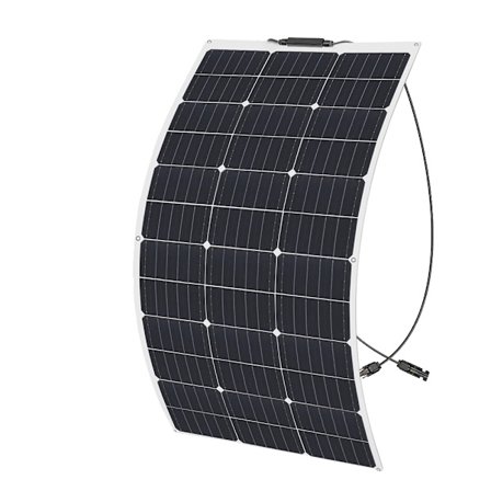 Flexibelt solpanel kit, 100W/200W, högeffektiva monokristallina celler.,100 watt