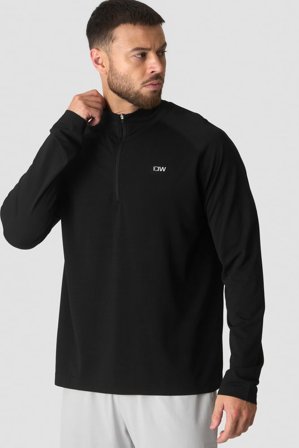 ICANIWILL - Stride 1/4 Longsleeve Black - sportkleding van ICIW