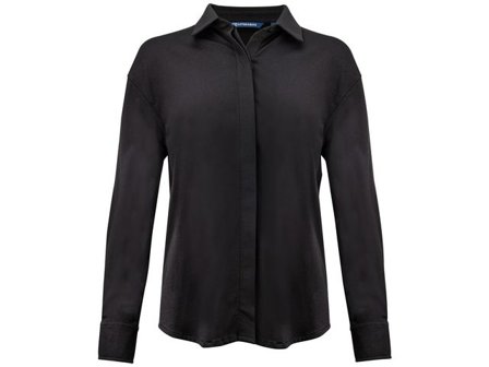 CUTTER & BUCK Stretchskjorta Hedley dam svart M - Lyreco - Yrkeskläder - Skjortor och blusar - Skjortor