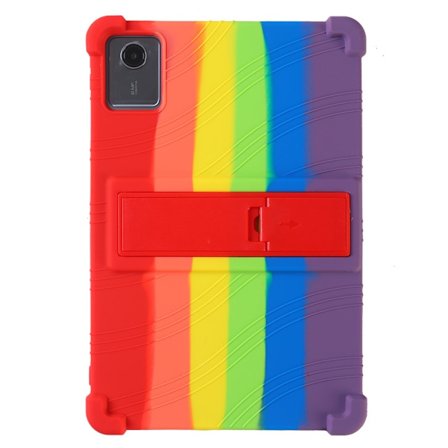 SKALO Lenovo Tab M11 Stødresistent Armor silikone Cover - Rainbow