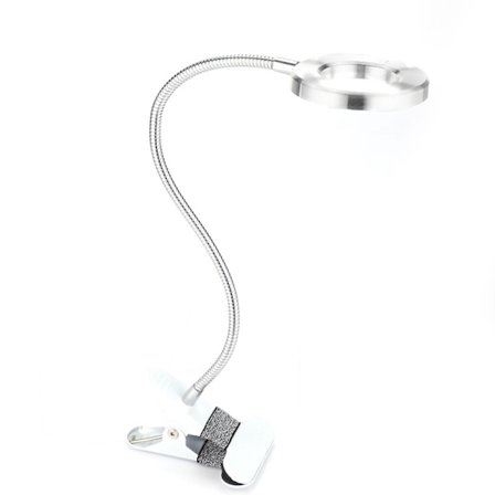Makeup-lys med klemme - USB-cirkel-LED-lys til skønhedssalon, øjenbryn, læbetatovering og skrivebord