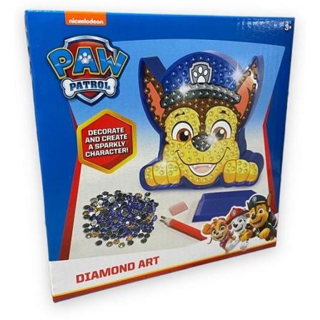 Diamantmålning Paw Patrol Chase - Diamond Painting För Barn