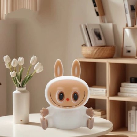 Monsters Barns Søvnkamerat Ambient Lys Sju farger, klappaktivert nattlampe med timer Den perfekte gaven til Monsters-fans