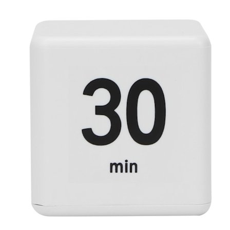 Professionel Skønhedssalon Flip Timer Tidsstyring Cube Timer til Studerende Læring 15‐20‐30‐60 Minutter