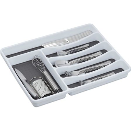Besticklåda för låda, bestickorganisatör, köksförvaring, ZQKLA
