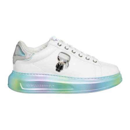 Karl Lagerfeld, women's shoes leather trainers sneakers Kapri Jellikonic Wit, Dames, Maat:37 EU