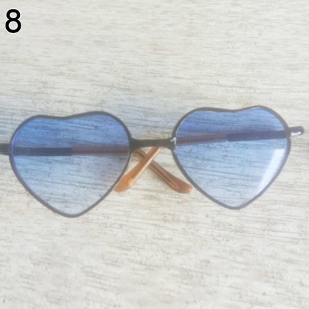 Suloiset sydänkehykset pehmo-nukkesilmälasit 8 8