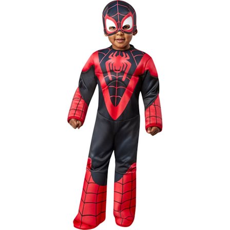 Bristol Novelty Barnkostym Spidey Art för barn/barn 2-3 år Röd