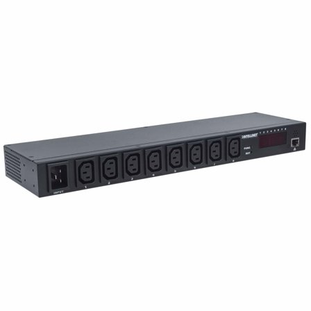 INTELLINET 19" Intelligent 8-Port PDU F-FEEDS