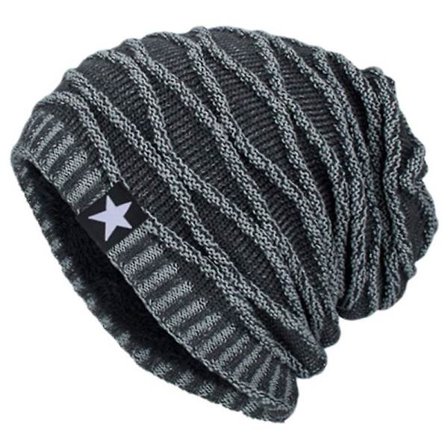 Mænd Kvinder Strik Uld Slouch Beanie Hat Cap Ski Skateboard