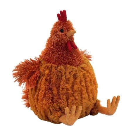 Plushdjur Mjuk Kyckling Plyschleksak För Barnrum Inflyttningspresenter Röd