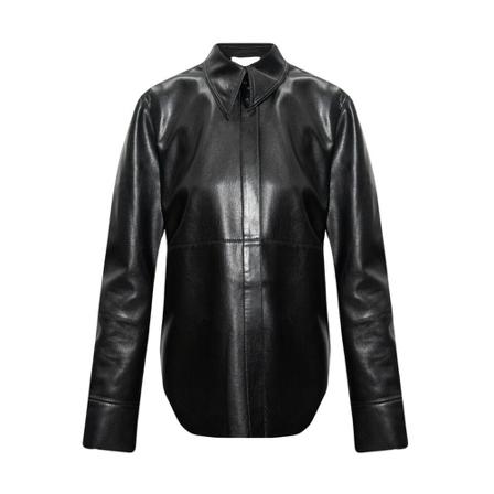 Nanushka ‘Naum’ shirt Sort, Dame Skjorter, Størrelse: XL