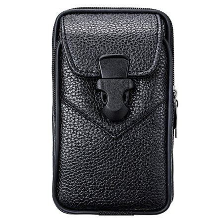 Universal bæltetaske med lynlås i lodret stil til smartphone