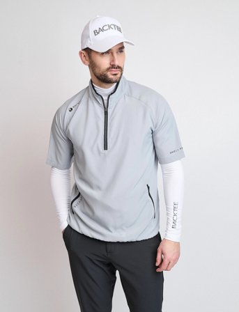 BACKTEE Mens 80 G Short Sleeve Packable Shield - Grey - XXL