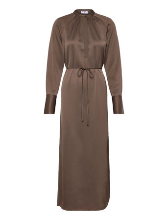 Filippa K Gathered Raglan Dress - Brown - 40