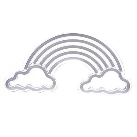 Neon Rainbow, Neon Rainbow Lamp by USB, för hem, fester, födelsedagar (Rainbow)