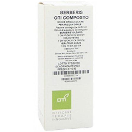 Oti Berberis Composto Gocce 50ml Soluzione Idroalcolica