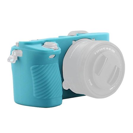 Anti-ripe Silikon Kameraveske for Sony A6500 Bærbart Beskyttelsesdeksel