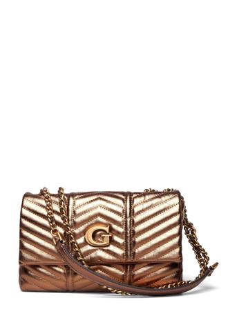 Lovide Convertible Xbody Flap Bags Crossbody Bags Gull GUESS*Betinget Tilbud