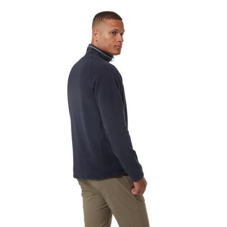 Craghoppers Herr Corey Vi Half Zip Fleece Topp 3xl Svartpeppar
