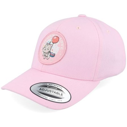 Unicorns - Rosa adjustable Keps - Kids Unicorn Cat Love Patch Pink Adjustable @ Hatstore