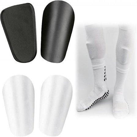 2 par Mini Pro fodbold benskinner - unisex skridsikre fodbold benskinner - Professionel og begyndervenlig - til fodbold og løb! heldig