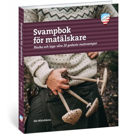 Calazo förlag Svampbok för matälskare literature Purple OneSize