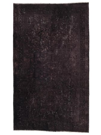 Alfombra Colored Vintage 170X284 Negro (Lana, Turquía)