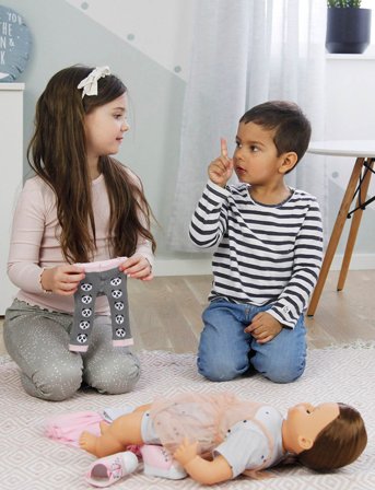 Skrållan Skrållan Tights & Strumpor 45 - Multi/patterned - 20X 100X 100MM