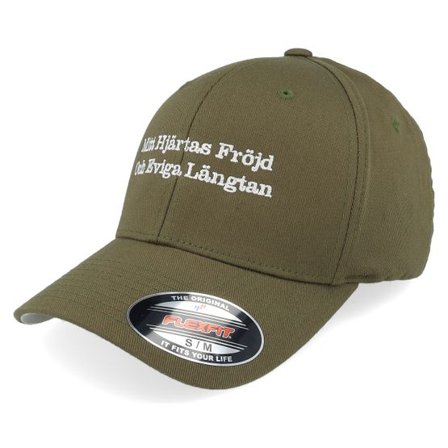 Scenes - Grön flexfit Keps - Mitt Hjärtas Fröjd & Eviga Längtan Olive Flexfit @ Hatstore