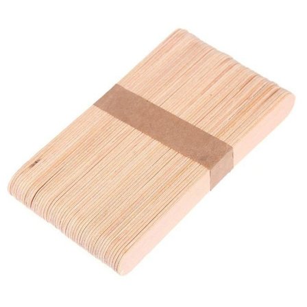 50-pakke - Ispinde / Træpinde - Hobbytræ