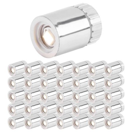 36 stk. miniatyrlys for dukkehus, miniatyr LED-lys for håndverk, mini spotlys batteridrevet