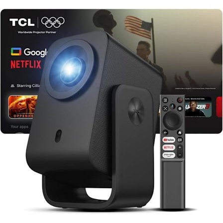 TCL C1 Videoprojektor 4K Nativ 1080P Ljud Dolby Smart Google TV Portabel