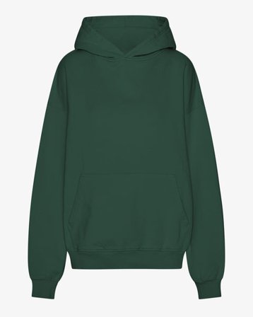 Organic Oversized Hood - Emerald Green - Female - M - Sustainable material - Ethical production