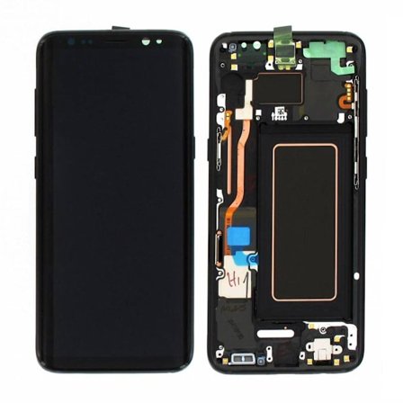 Samsung Galaxy S8 (SM-G950F) Skärm med LCD Display Original - Svart