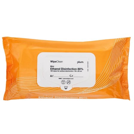 Plum WipeClean Overfladedesinfektion Mini 100 stk., Tøj & Bolig, Husholdning, Rensning & Desinfektion