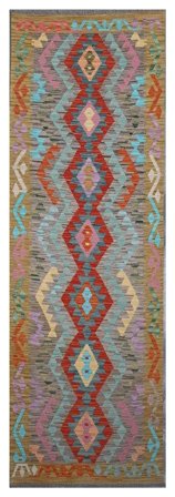 Gangloper 84X289 Kelim Afghan Old Style Vloerkleed