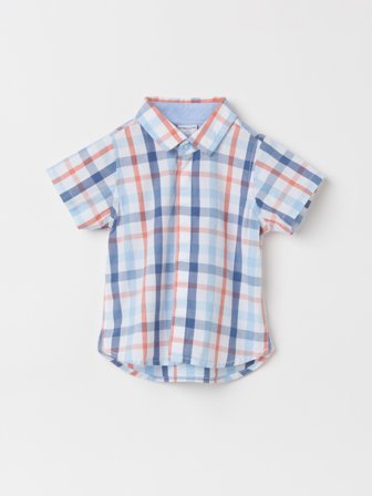 Polarn O. Pyret - Check shirt - 116 - Childrenswear - blue