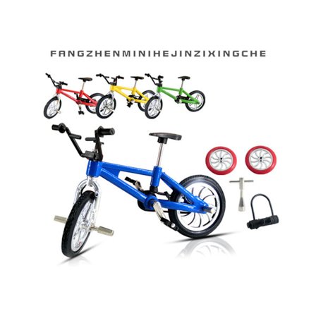 Mini söt blandad färg cykel cykel leksak för hemmet