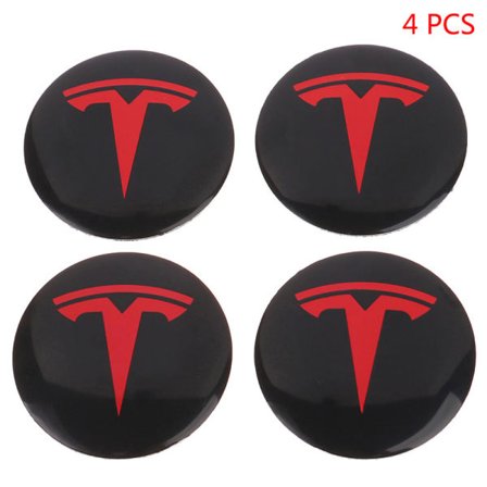 4 stk. hjulcenternavkapsæt til Tesla Model 3 Y Tesla Accesso
